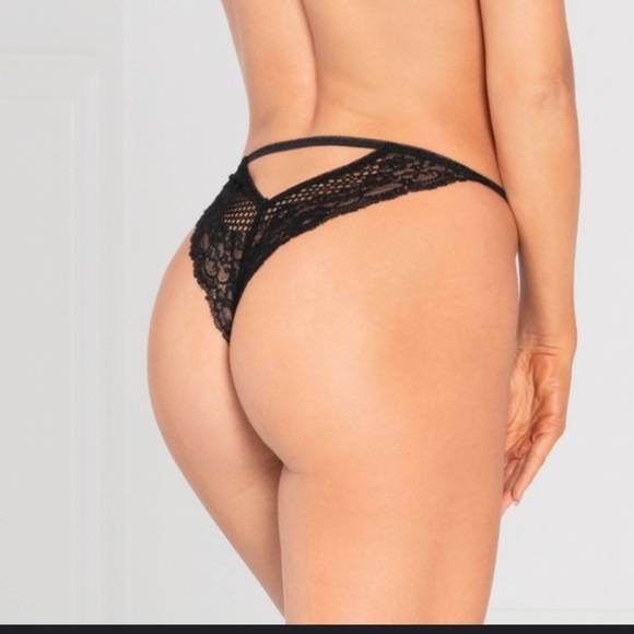 Victoria's Secret Other - Seven till midnight thong underwear plus size S L 1X 2X lingerie thong lace mesh